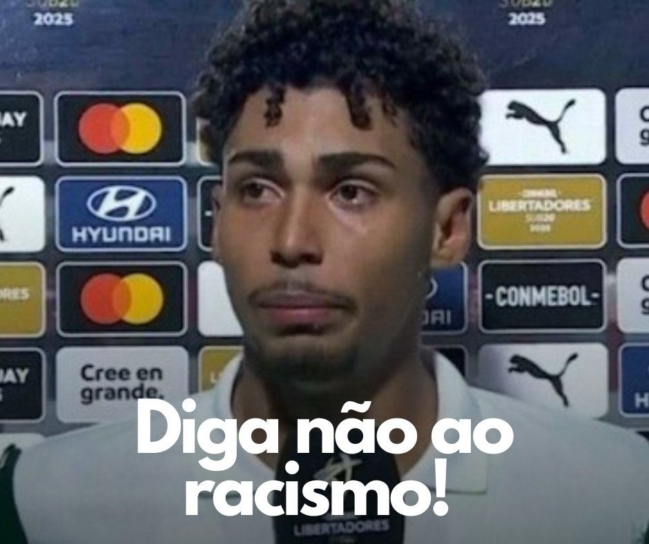 Jogador do Palmeiras sofre racismo no Paraguai e cobra justiça